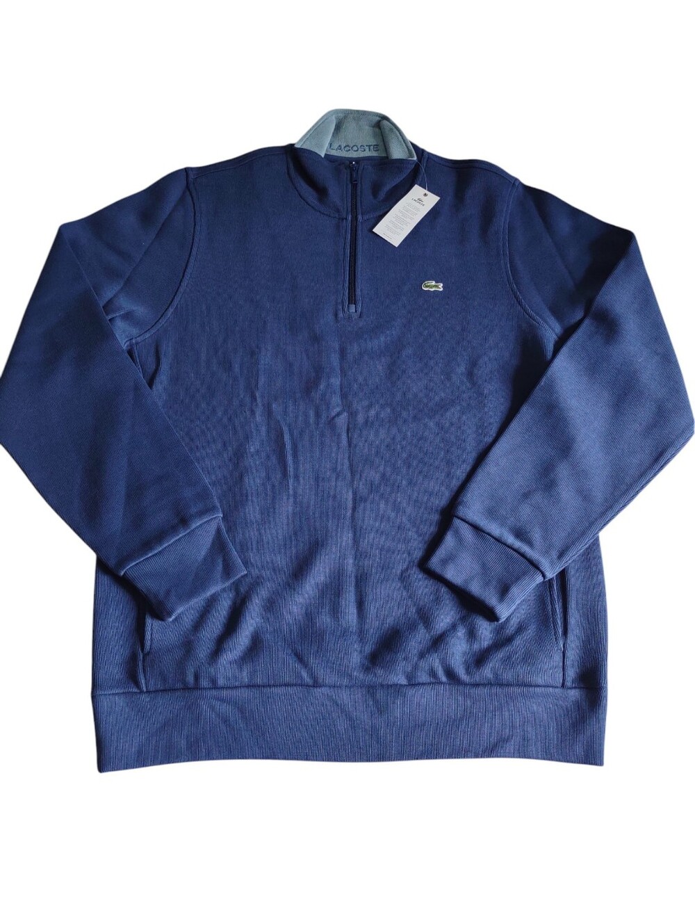 Lacoste Large Blue 1/4 Zip Pullover